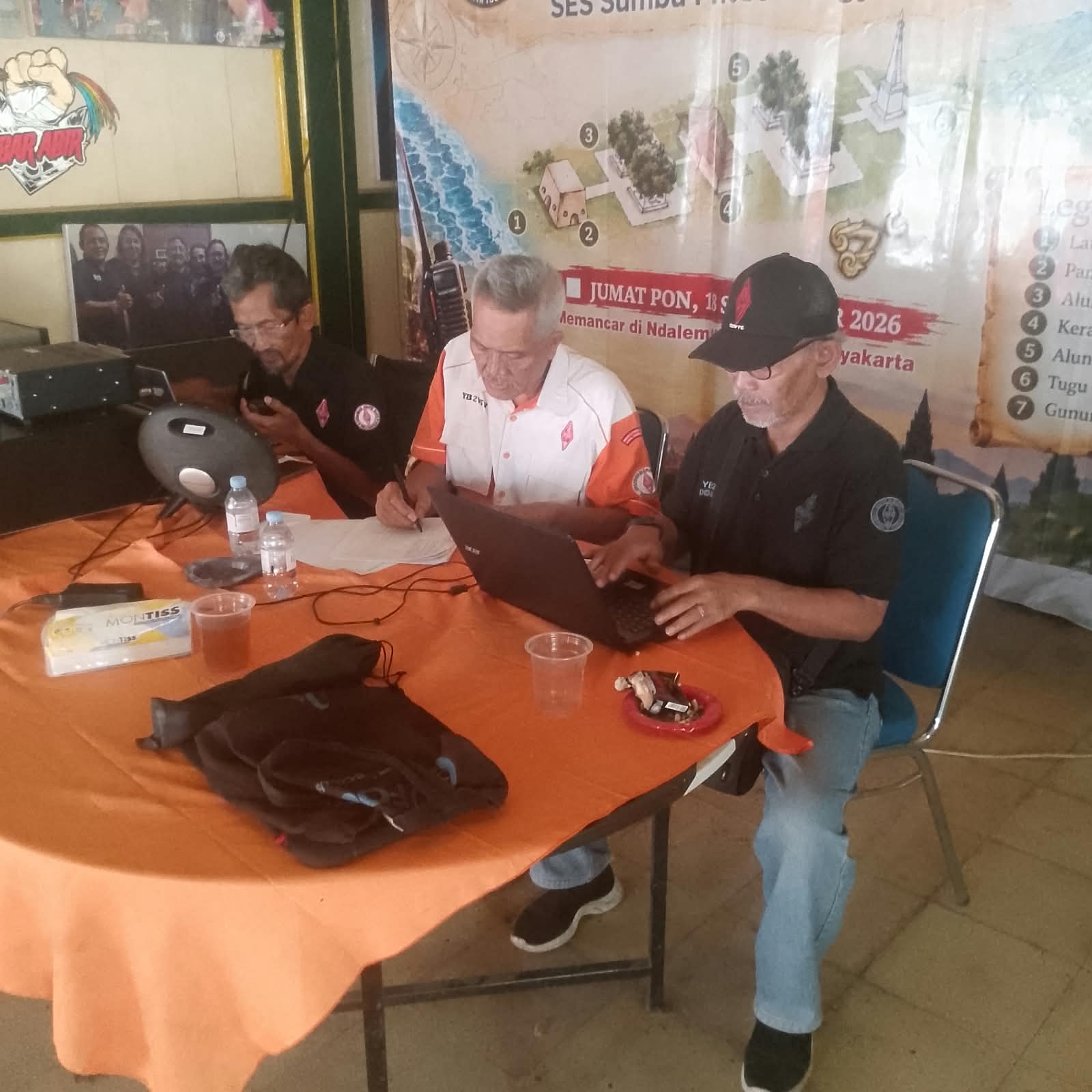 Dalam Acara 8G1755GIY SES Sumbu Filosofi OLY bersama YB2VSY dan YB2WYC di Notoprajan